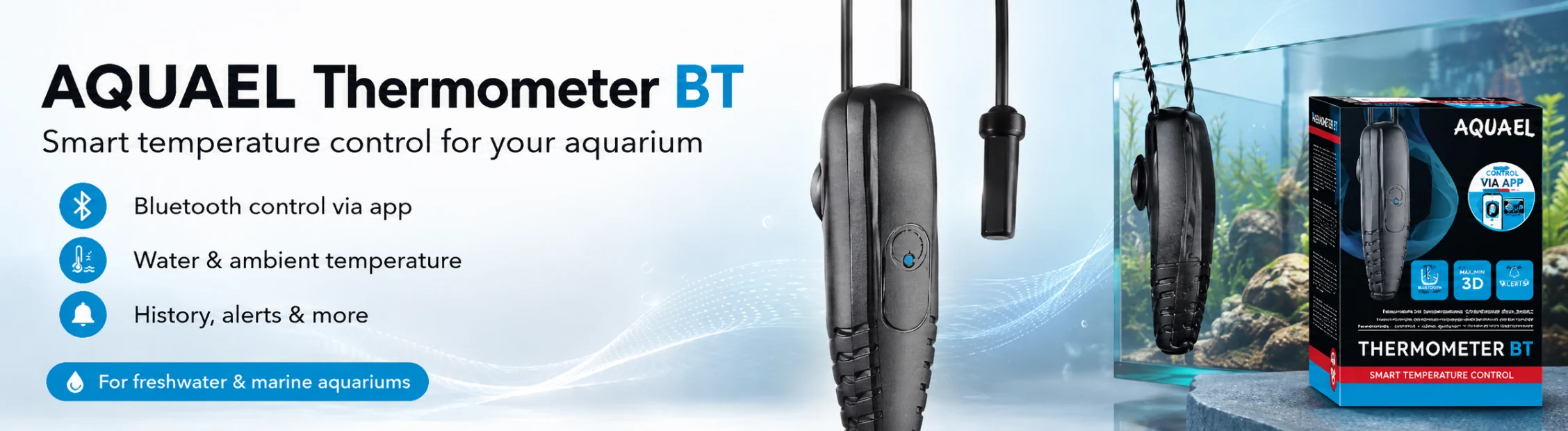 AQUAEL BT Thermometer - Smart Temperature Control via App