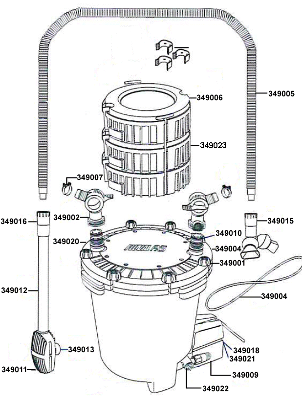 Ersatzteile Fluval Au�enfilter FX6