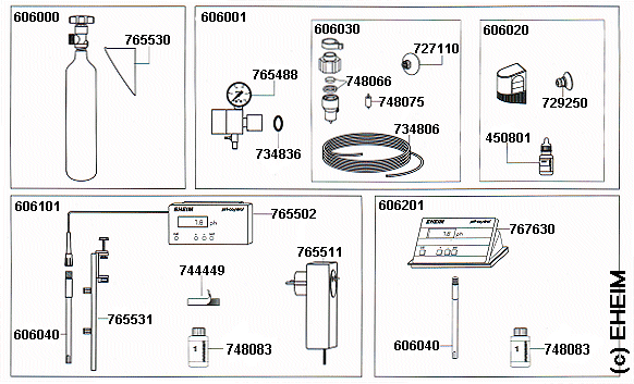 Spare parts EHEIM professionel ph-co�ntrol