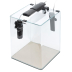 AQUAEL OptiBent Set 30 - White Glass Nano Aquarium Complete Kit