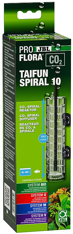 JBL ProFlora Taifun Spiral 10 CO2 Reactor JBL ProFlora Taifun Spiral 10 CO2 Reactor
