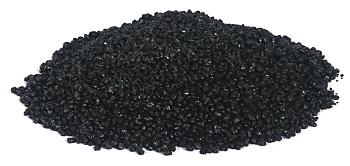 Color quartz aquarium gravel -Black- 1,5-2 mm Color quartz aquarium gravel -Black- 1,5-2 mm