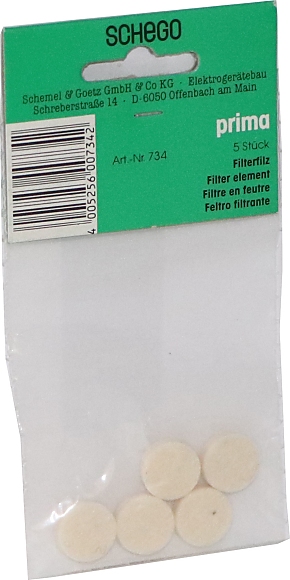 SCHEGO Replacement Filter Felt for Membrane pumps SCHEGO Replacement Filter Felt for Membrane pumps