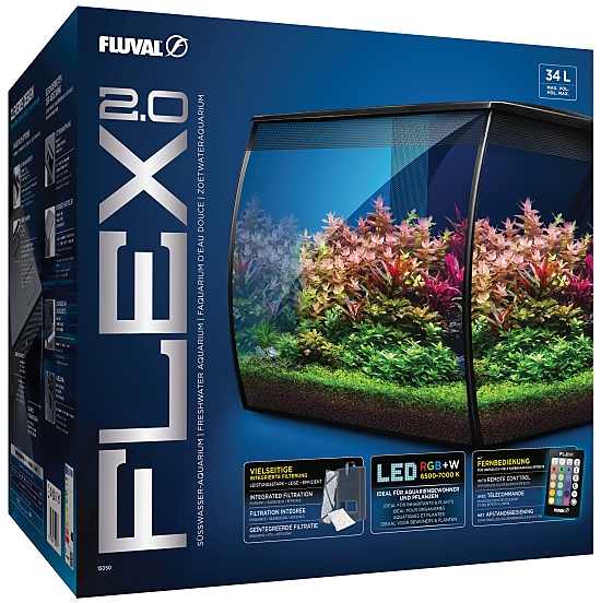 Fluval FLEX 2.0 Aquarienset 34 l