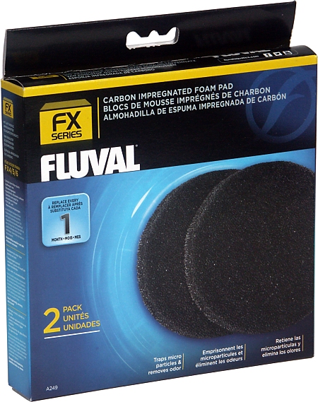 Fluval Aktivkohle-Schaumstoff FX-Serie Fluval Aktivkohle-Schaumstoff FX-Serie