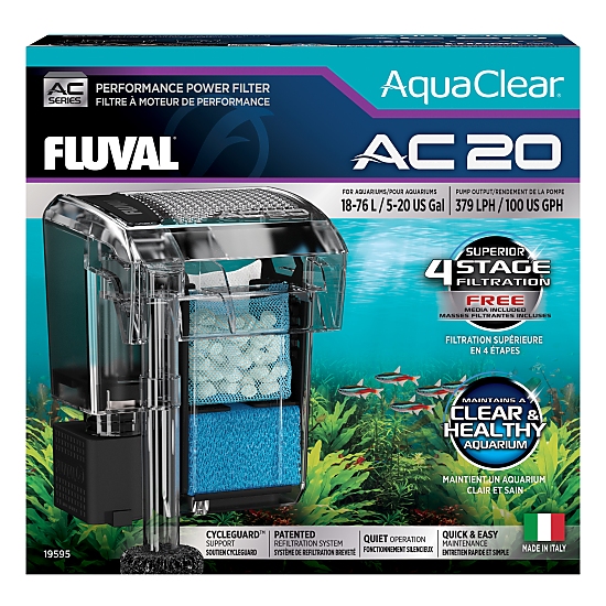 Fluval AquaClear AC20 -Anhängefilter-