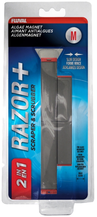Fluval Razor+ M -Algae cleaner with blade- Fluval Razor+ M -Algae cleaner with blade-
