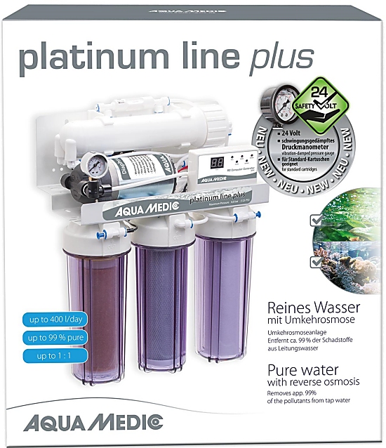 Aqua Medic Osmose-Komplettanlage Platinum Line Plus 24V Aqua Medic Osmose-Komplettanlage Platinum Line Plus 24V