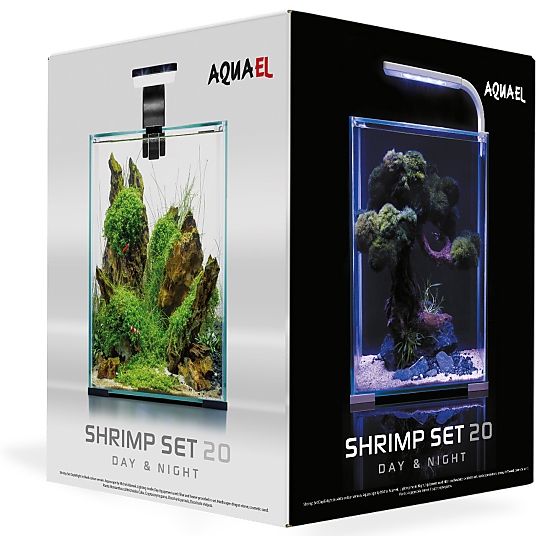 AQUAEL Shrimp Set Day & Night 20 - Nano Aquarium Komplettset