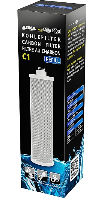 Arka myAQUA 1900 Kohlefilter C1 Nachfüller Arka myAQUA 1900 Kohlefilter C1 Nachfüller