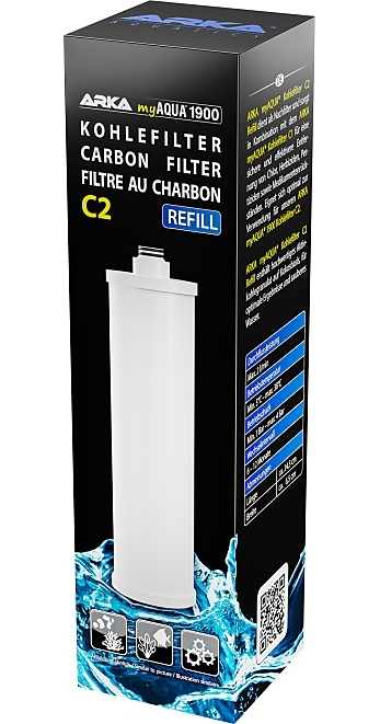 Arka myAQUA 1900 Kohlefilter C2 Nachfüller Arka myAQUA 1900 Kohlefilter C2 Nachfüller