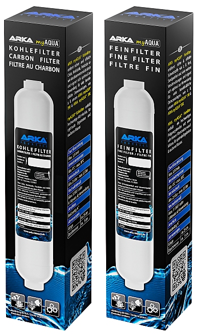 Arka myAQUA 190/380 Fein- & Kohlefilterset Arka myAQUA 190/380 Fein- & Kohlefilterset
