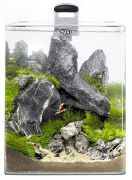 AQUAEL OptiBent Set 30 - Weißglas Nano Aquarium Komplettset